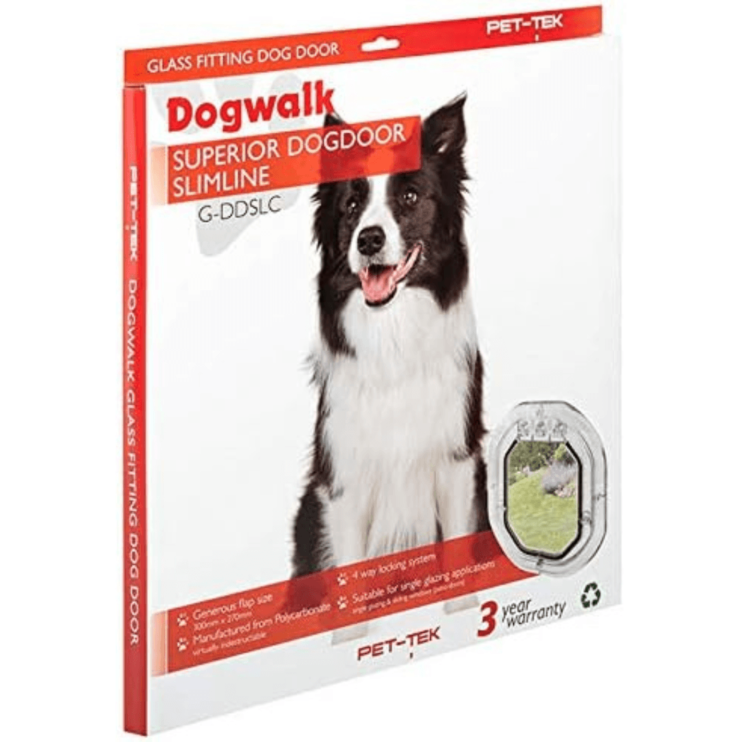 Pet-Tek Dogwalk Glass Fitting Door - High Impact Polycarbonate Material